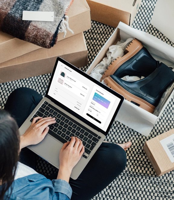 Online winkelen - Vierkant