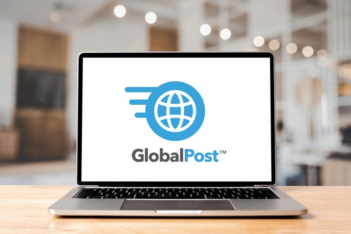 GlobalPost logo on laptop showcasing one of our integration platforms.